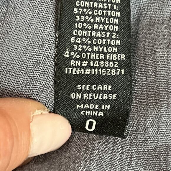 TORRID Dusty Blue Gauzy Lacey Boho Blouse 12 Hippie Coquette Cottage - Picture 7 of 11